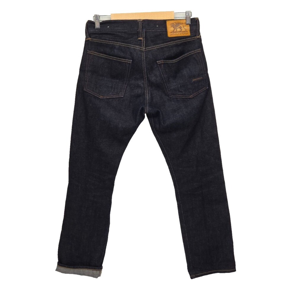 Indigofera Buck No 9 Jeans Raw Selvedge Denim 14oz Japanese Tapered 32x30 - Picture 2 of 5